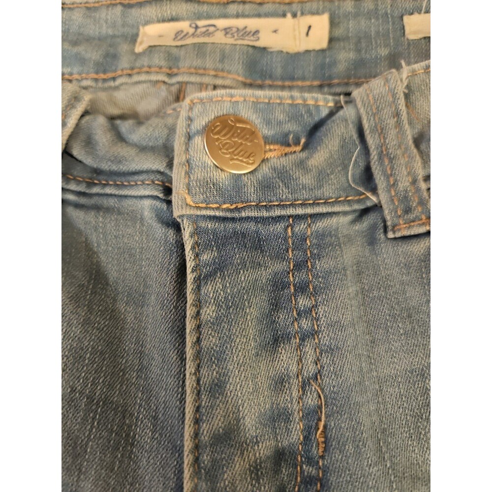 Wild Blue Faded Leggings SZ 1 - Picture 5 of 8